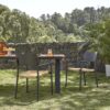 Sierra Outdoor Dining Table with 6 Newport Outdoor Chairs - Image 4