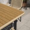 Sierra Outdoor Dining Table with 6 Newport Outdoor Chairs