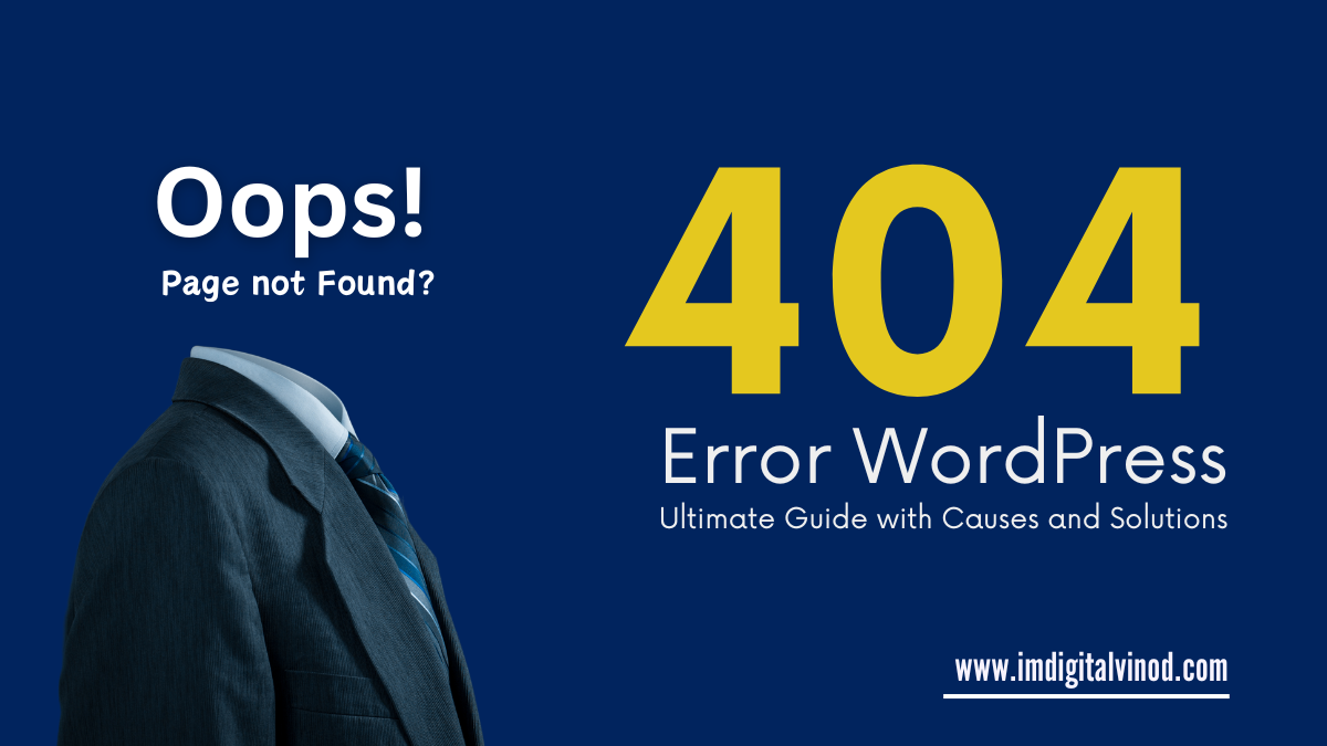 404 Error WordPress