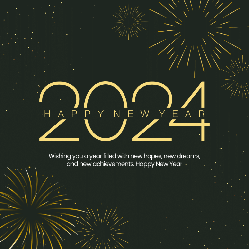 Get Happy New Year Wishes for 2024