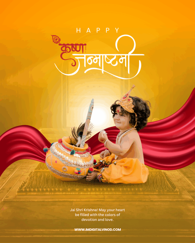 Happy Krishna Janmashtami Images & Messages - imdigitalvinod